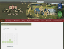 Tablet Screenshot of perkhillholidaycottages.co.uk